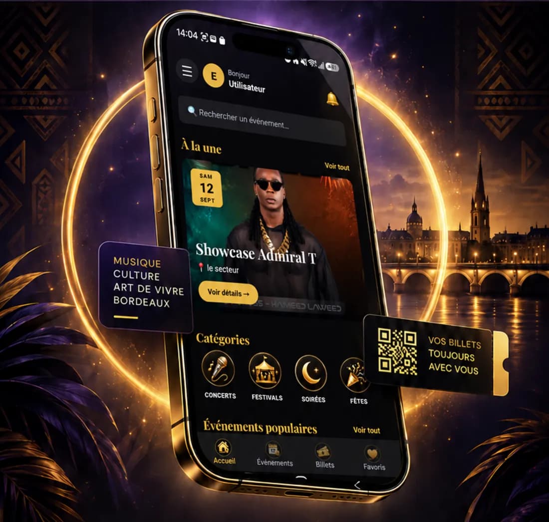 L'application Events Afro : agenda des sorties afro-caribéennes et billets QR