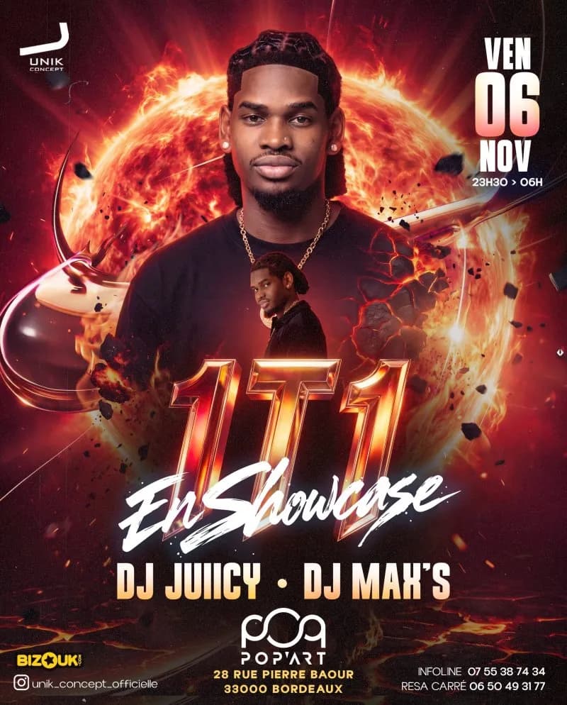 ╬ ⭐️ 1t1 A Bordeaux ⭐️ ╬ Djs Juiicy & Max’S • Pop Art Club